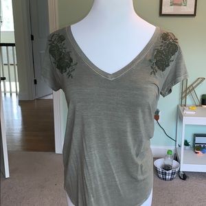 American Eagle army green Soft and Sexy shirt